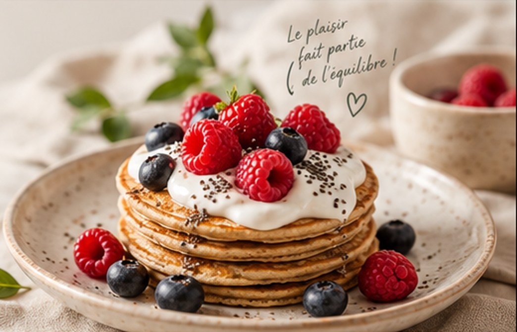 Pancakes aux fruits rouges